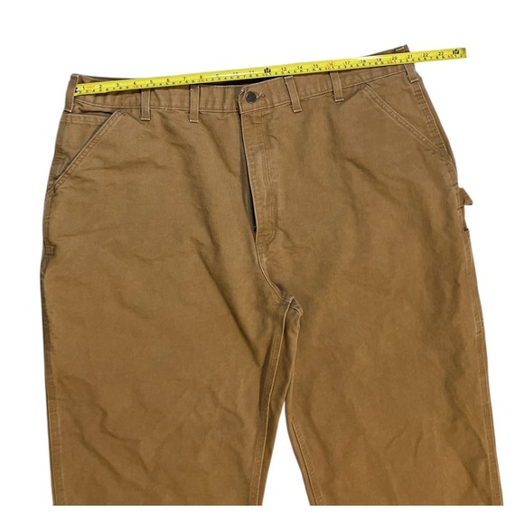 Carhartt Canvas‎ Loose Original Fit Pants B11 BRN Men's 44x32 Brown Workwear - Picture 8 of 13